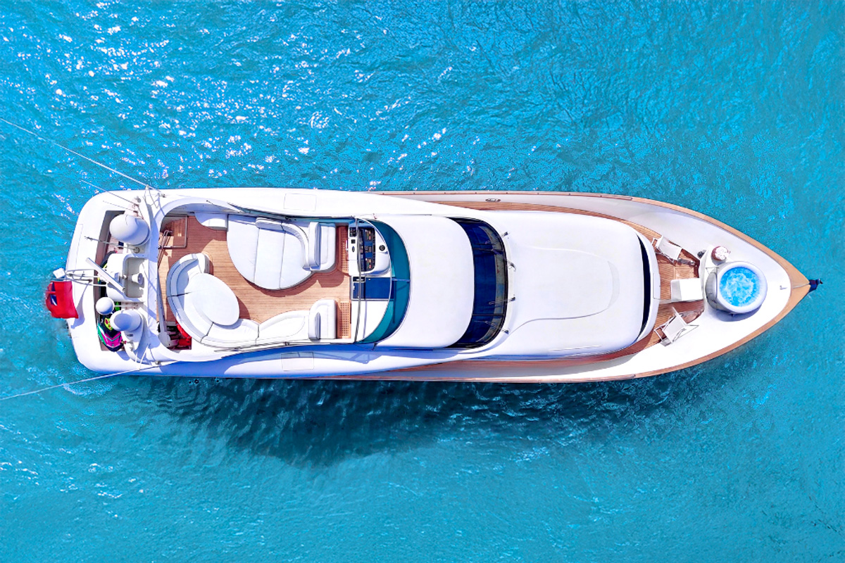Maiora 26DP aerial overhead view